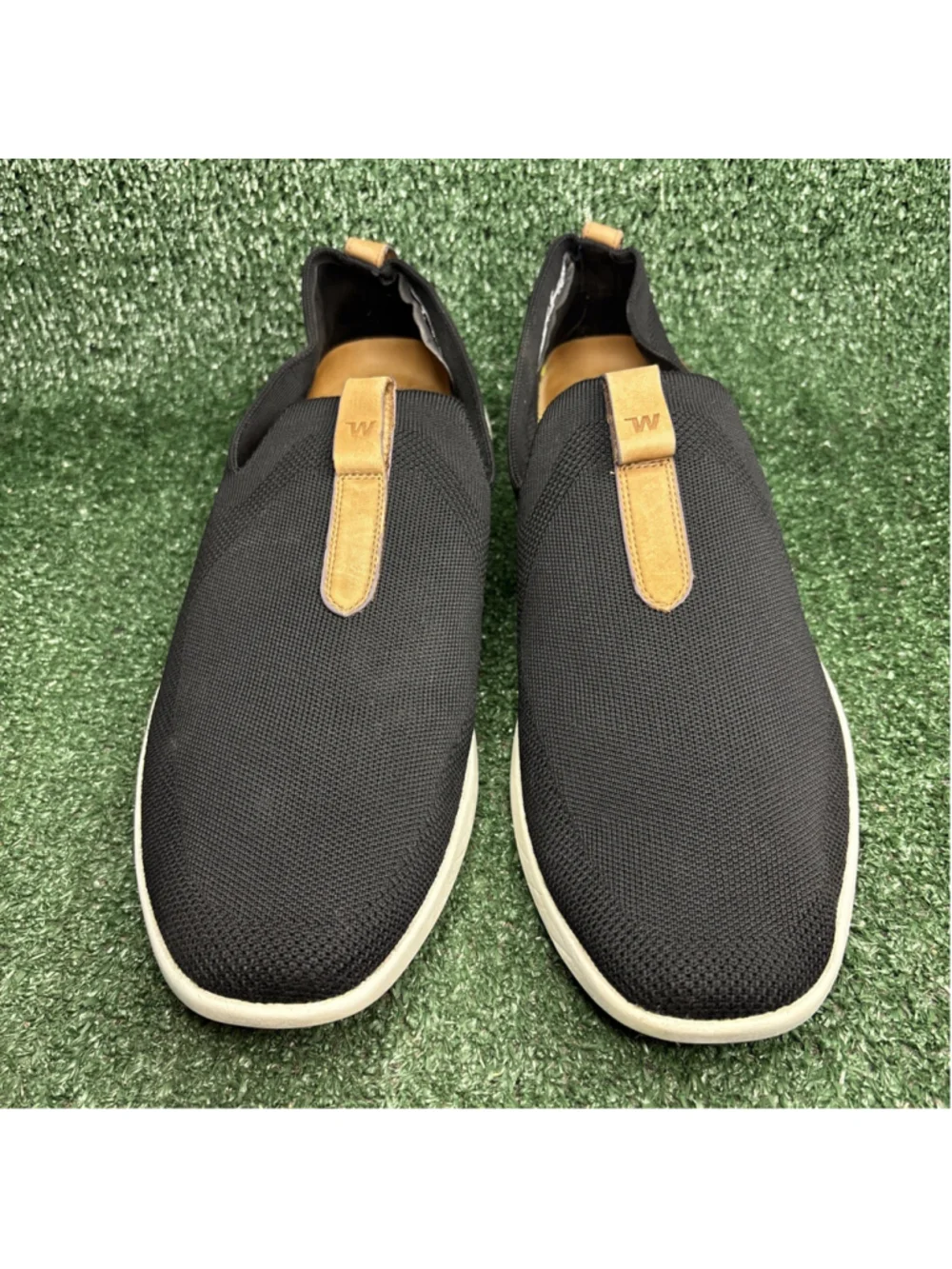 Wolf And Shepherd Swiftknit Loafer Men’s Size 15 Black Knit Slip‎ On Shoes